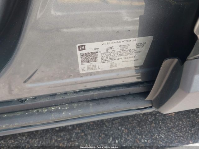 1GNERGKW7LJ133074 Chevrolet Traverse Fwd Lt Cloth