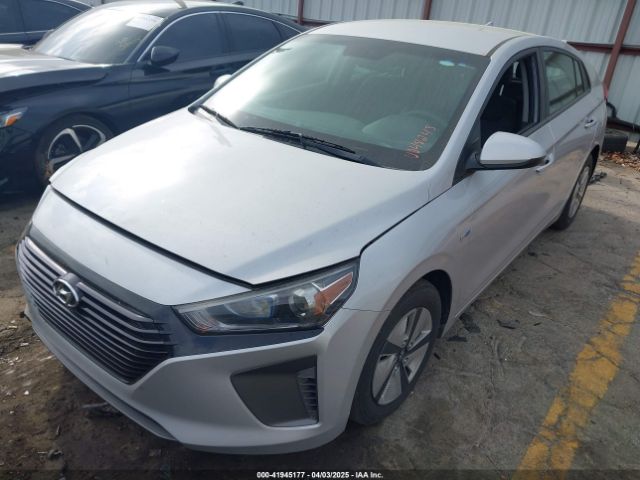 KMHC65LC2HU048243 Hyundai Ioniq Hybrid Blue