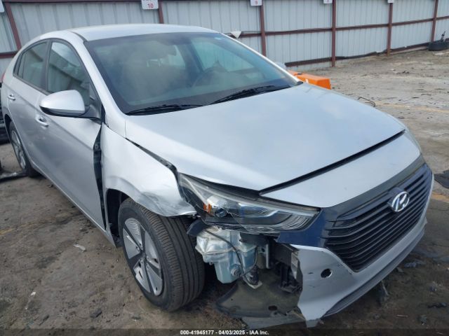 KMHC65LC2HU048243 Hyundai Ioniq Hybrid Blue