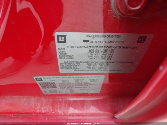 3GTU9CET6MG276776 GMC Sierra 1500 4wd  Short Box Elevation