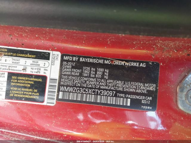 2012 MINI COOPER S CLUBMAN WMWZG3C5XCTY39097 Photo 8