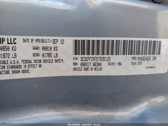2013 FIAT 500 3C3CFFCR7DT535123 Photo 8