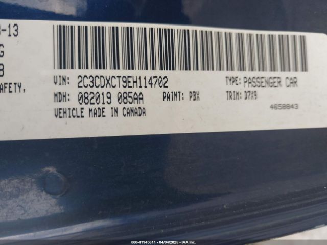2C3CDXCT9EH114702 Dodge CHARGER R/T