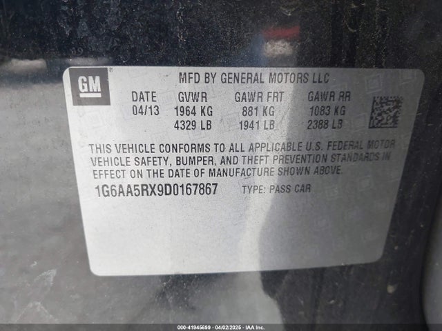 2013 CADILLAC ATS 1G6AA5RX9D0167867 Photo 8