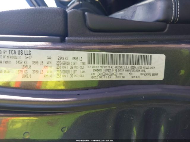 1C4RJEBG4HC920669 Jeep Grand Cherokee Limited 4x2