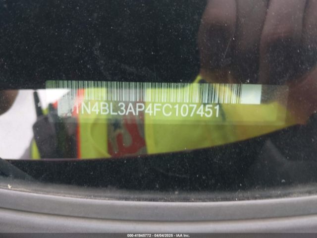 1N4BL3AP4FC107451 Nissan Altima 3.5 Sl