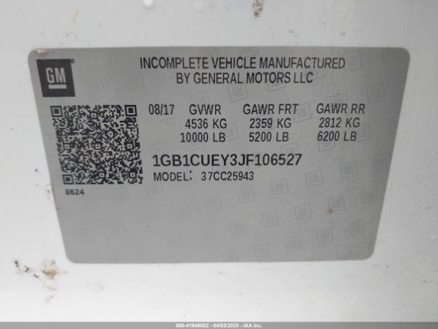 1GB1CUEY3JF106527 Chevrolet Silverado 2500hd Wt