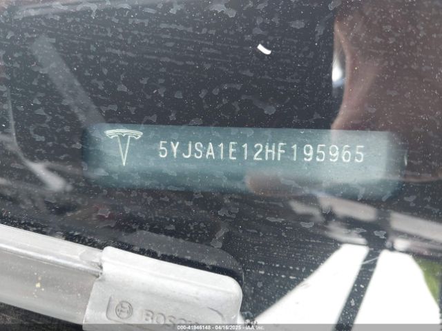 5YJSA1E12HF195965 Tesla Model S 60/75