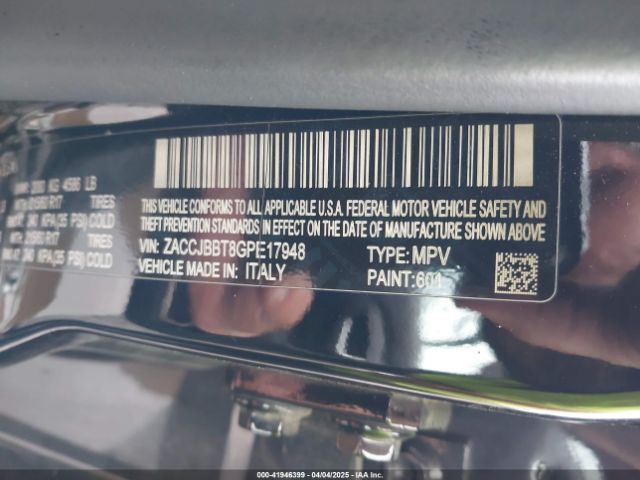 ZACCJBBT8GPE17948 Jeep Renegade Latitude