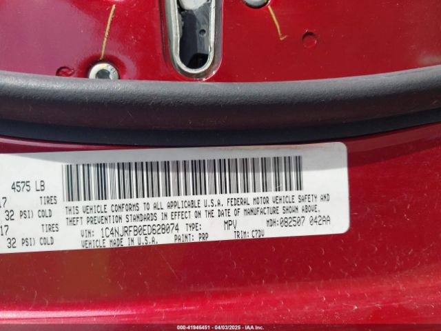 1C4NJRFB0ED628074 Jeep Patriot Latitude