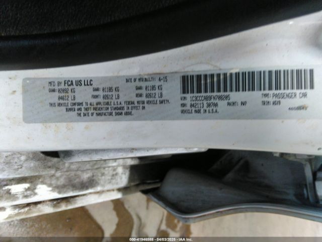 1C3CCCAB9FN708205 Chrysler 200 Limited