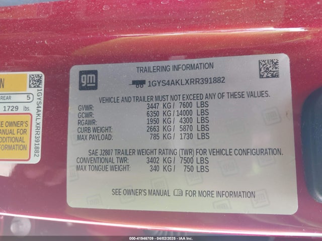 2024 CADILLAC ESCALADE 1GYS4AKLXRR391882 Photo 8
