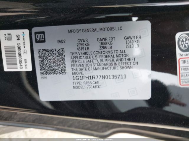 1G1FH1R77N0135713 Chevrolet Camaro Rwd  2ss