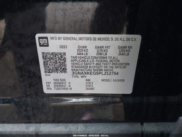 2023 CHEVROLET EQUINOX 3GNAXKEG5PL212754 Photo 8