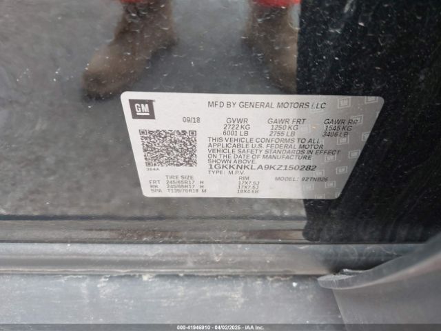 1GKKNKLA9KZ150282 GMC Acadia Sle-1