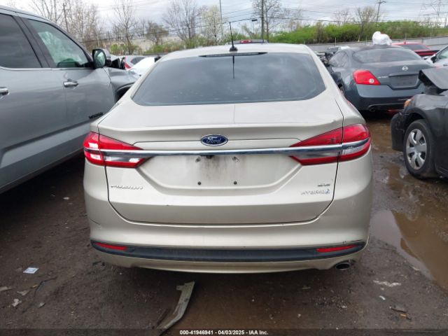 3FA6P0LU1HR386594 Ford Fusion Hybrid Se