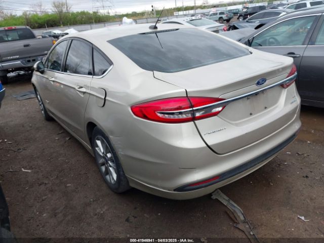 3FA6P0LU1HR386594 Ford Fusion Hybrid Se