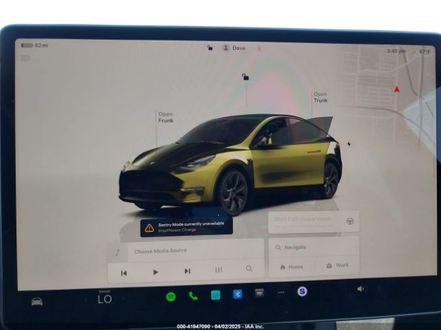 7SAYGAEE1SF262383 Tesla Model Y Long Range Dual Motor All-wheel Drive