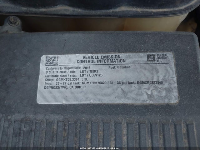 1GCRCRECXGZ116592 Chevrolet Silverado 1500 1lt