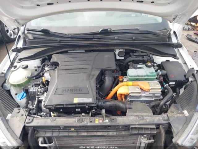 KMHC65LC4LU214190 Hyundai Ioniq Hybrid Blue