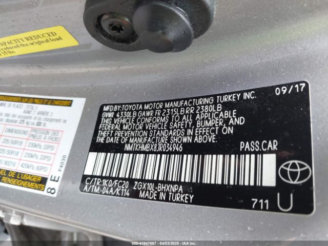 NMTKHMBX8JR034946 Toyota C-HR XLE