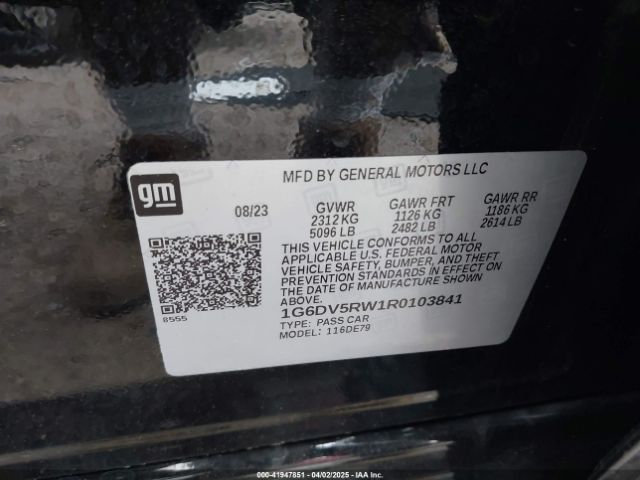 1G6DV5RW1R0103841 Cadillac Ct5-v V-series