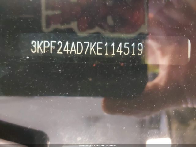 3KPF24AD7KE114519 KIA Forte Lxs