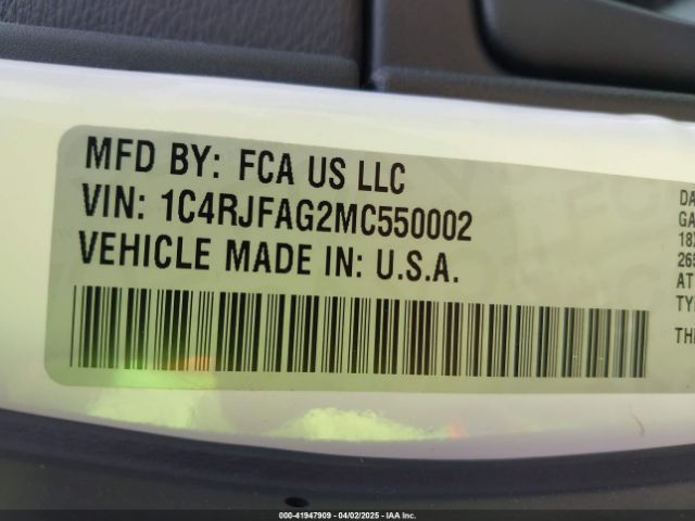 2021 JEEP GRAND CHEROKEE 1C4RJFAG2MC550002 Photo 8