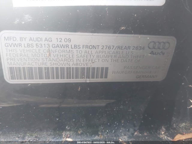 2010 AUDI A6 WAUFGAFB8AN048187 Photo 8