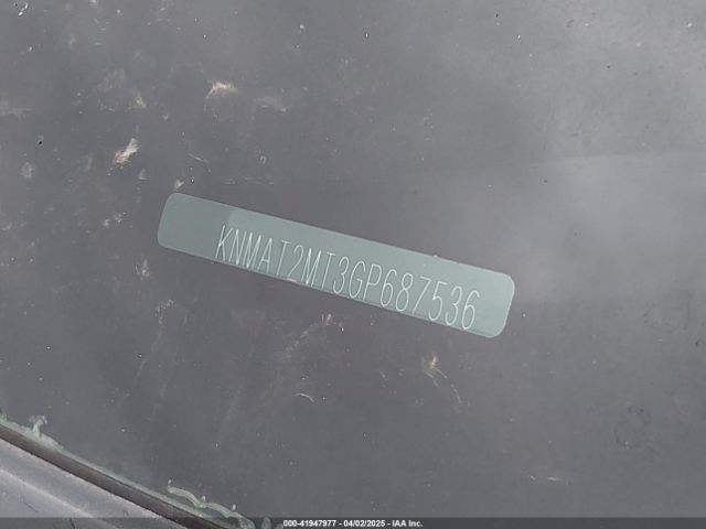 KNMAT2MT3GP687536 Nissan Rogue S/sl/sv