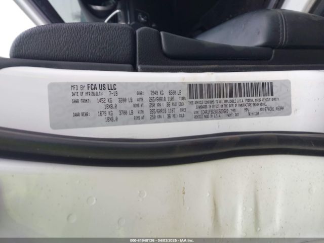 1C4RJFBG3KC829602 Jeep Grand Cherokee Limited 4x4