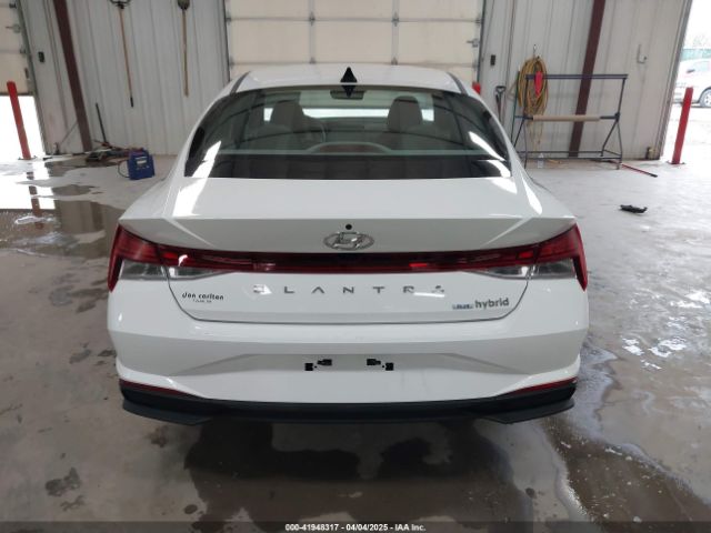 KMHLM4AJ6PU063120 Hyundai Elantra Hybrid Blue