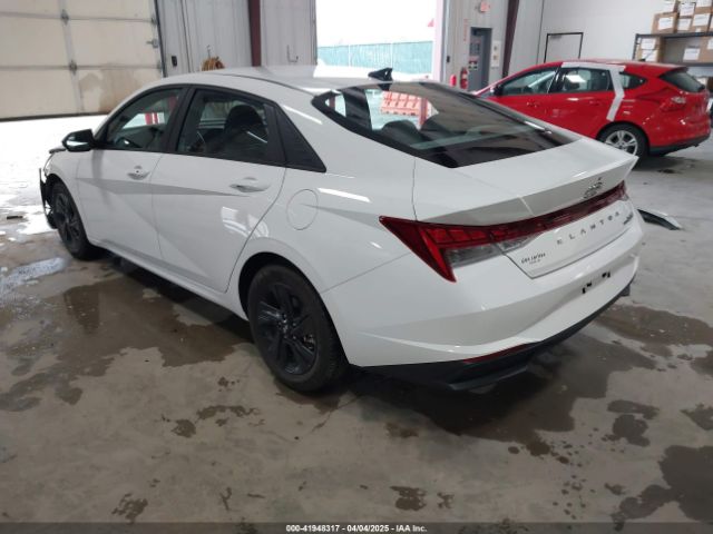 KMHLM4AJ6PU063120 Hyundai Elantra Hybrid Blue