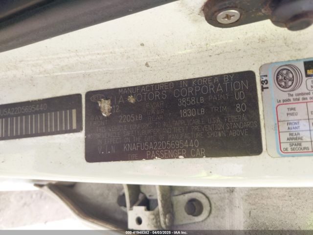 2013 KIA FORTE KNAFU5A22D5695440 Photo 8