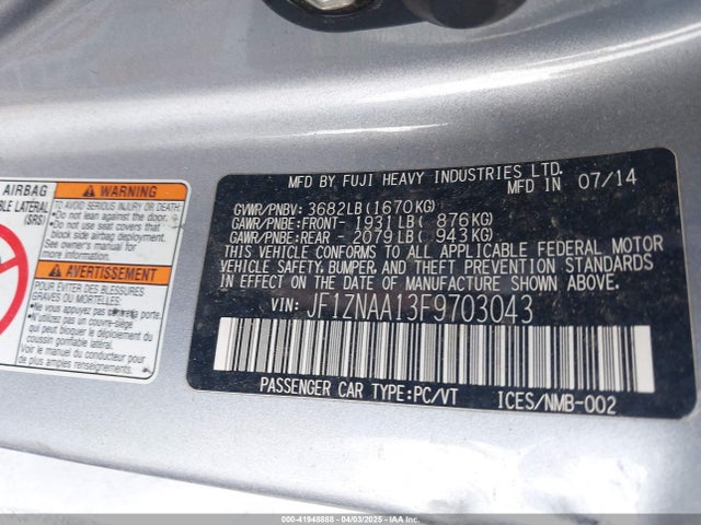Scion 2000cc na 2015 JF1ZNAA13F9703043 Image 9