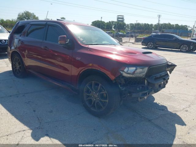 2018 Dodge Durango R/t Rwd მანქანა იყიდება აუქციონზე, vin: 1C4SDHCTXJC413027, აუქციონის ნომერი: 41948920