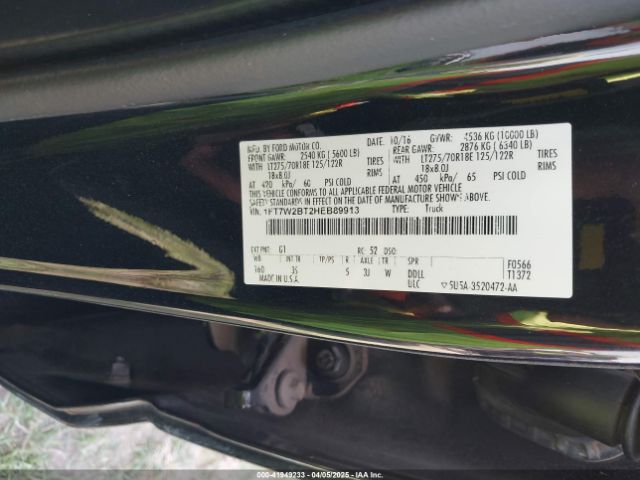 1FT7W2BT2HEB89913 Ford F-250