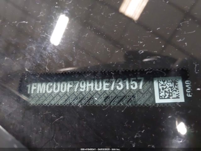 1FMCU0F79HUE73157 Ford ESCAPE S