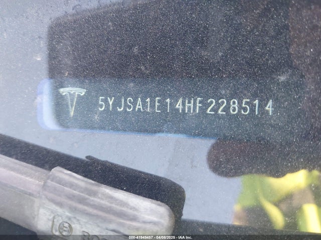 2017 TESLA MODEL S 5YJSA1E14HF228514 Photo 8