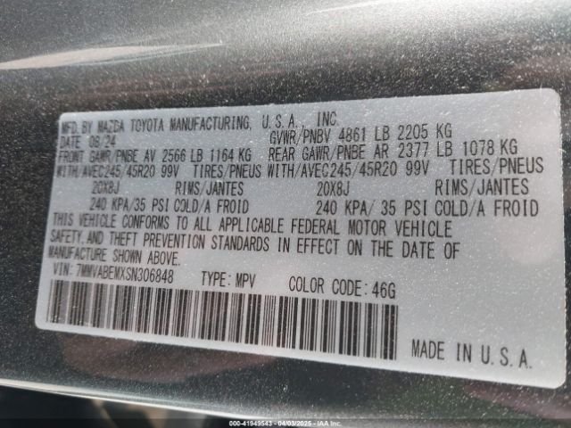7MMVABEMXSN306848 Mazda Cx-50 2.5 S Premium Plus Package