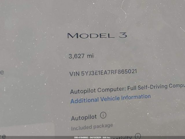 2024 TESLA MODEL 3 5YJ3E1EA7RF865021 Photo 6