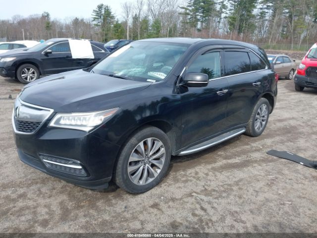 2014 ACURA MDX 5FRYD4H29EB013843 Photo 1