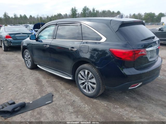 2014 ACURA MDX 5FRYD4H29EB013843 Photo 2