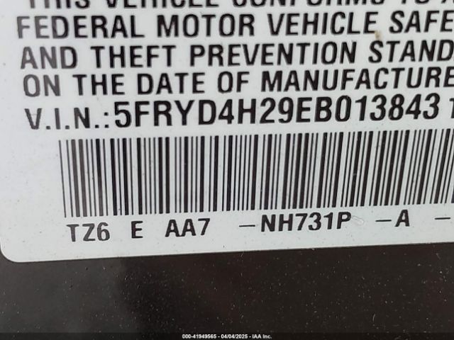 2014 ACURA MDX 5FRYD4H29EB013843 Photo 8