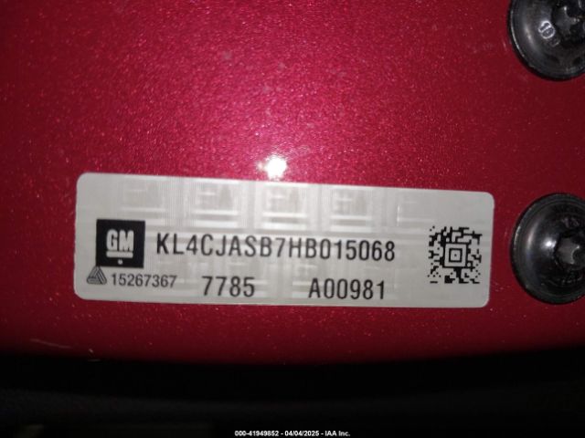 KL4CJASB7HB015068 Buick Encore Preferred