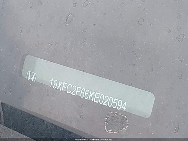 19XFC2F66KE020594 Honda Civic Lx