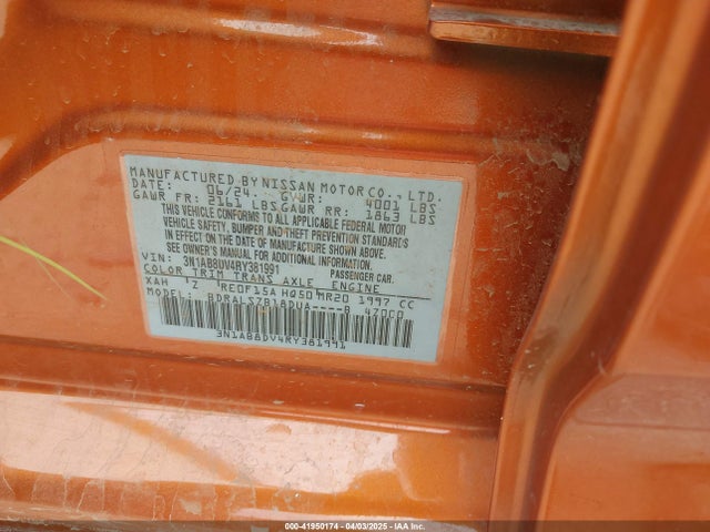 3N1AB8DV4RY381991 Nissan Sentra Sr Xtronic Cvt
