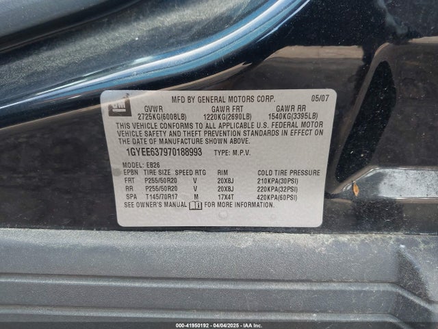2007 CADILLAC SRX 1GYEE637970188993 Photo 8