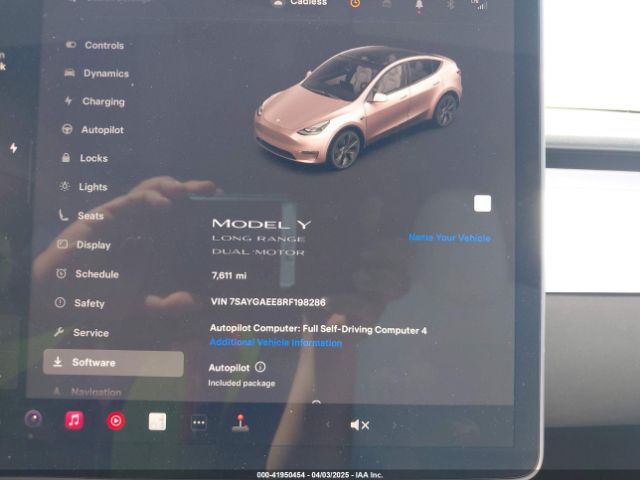 7SAYGAEE8RF198286 Tesla Model Y Long Range Dual Motor All-wheel Drive