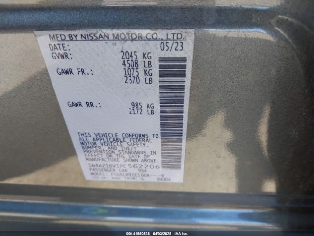 2023 NISSAN LEAF 1N4AZ1BV1PC562206 Photo 8